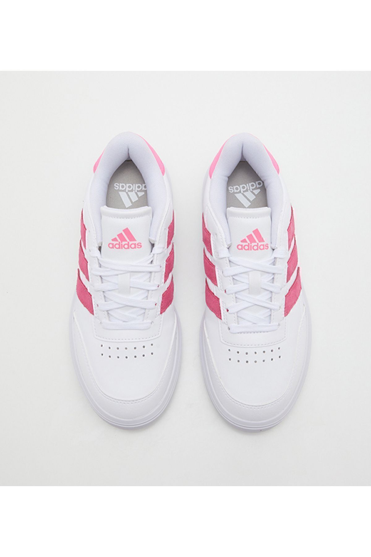 کفش تنیس سفید زنانه Courtblock IF6463 اورجینال adidas