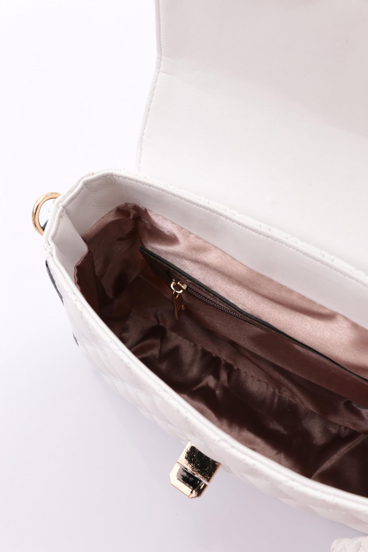 DGN-White Handle Braided Women's Bag 4