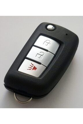 Nissan Qashqai Sentra Sunny Sustalı Kumanda Kabı Anahtar Kabı 2+1 Buton Logolu AE1242