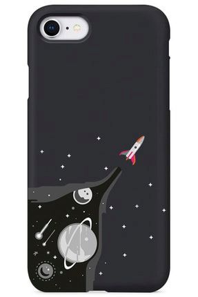 Iphone 7 Lansman Roket Desenli Telefon Kılıfı IP7LN-246