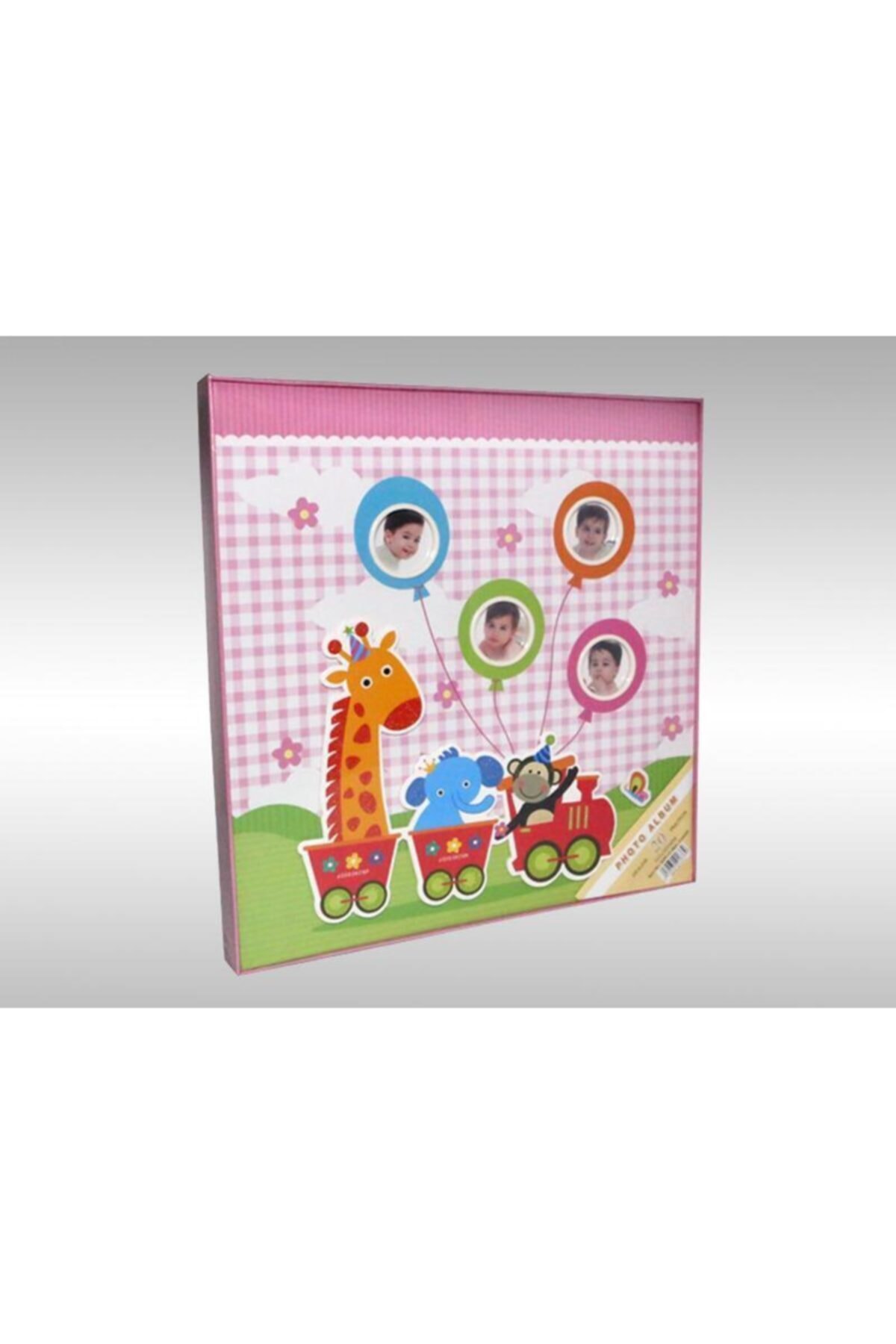 NRCN 20 Yaprak [40 Sayfa] 31x32 Cm Manyetik Yapıştırmalı Bebek Albümü Pembe fotoğrafı 4 (önizleme)