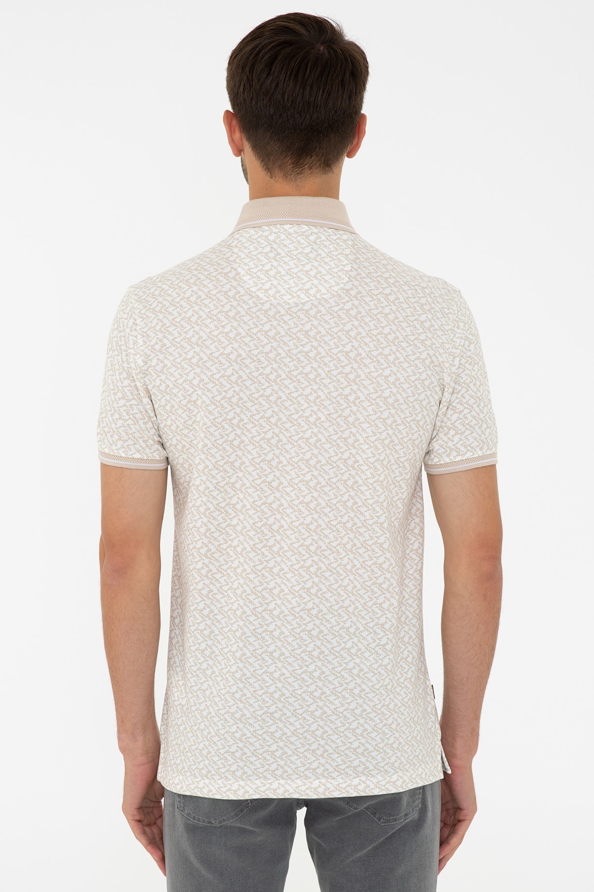 تیشرت یقه پلو مردانه طرح دار آستین کوتاه | پیر کاردین Pierre Cardin G021SZ011.000.1201045 - تصویر 3