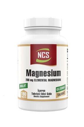 Magnezyum Bisglisinat Taurat Malat 200mg 180 Tablet Magnesium TYC00199358259