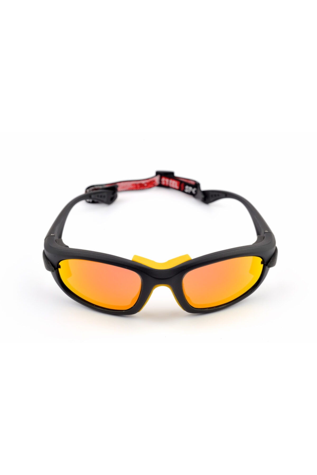 Steel Sport Fullsafe Mat Siyah-sarı Burunluk [11-17 Yaş Arası] Sporcu Güneş Gözlüğü