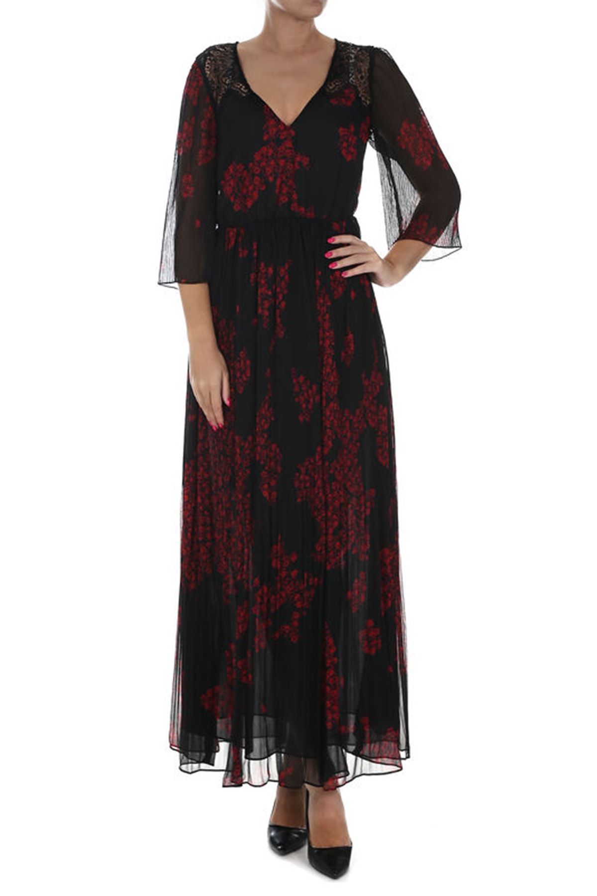پیراهن مجلسی لاکچری زنانه مشکی گس Guess