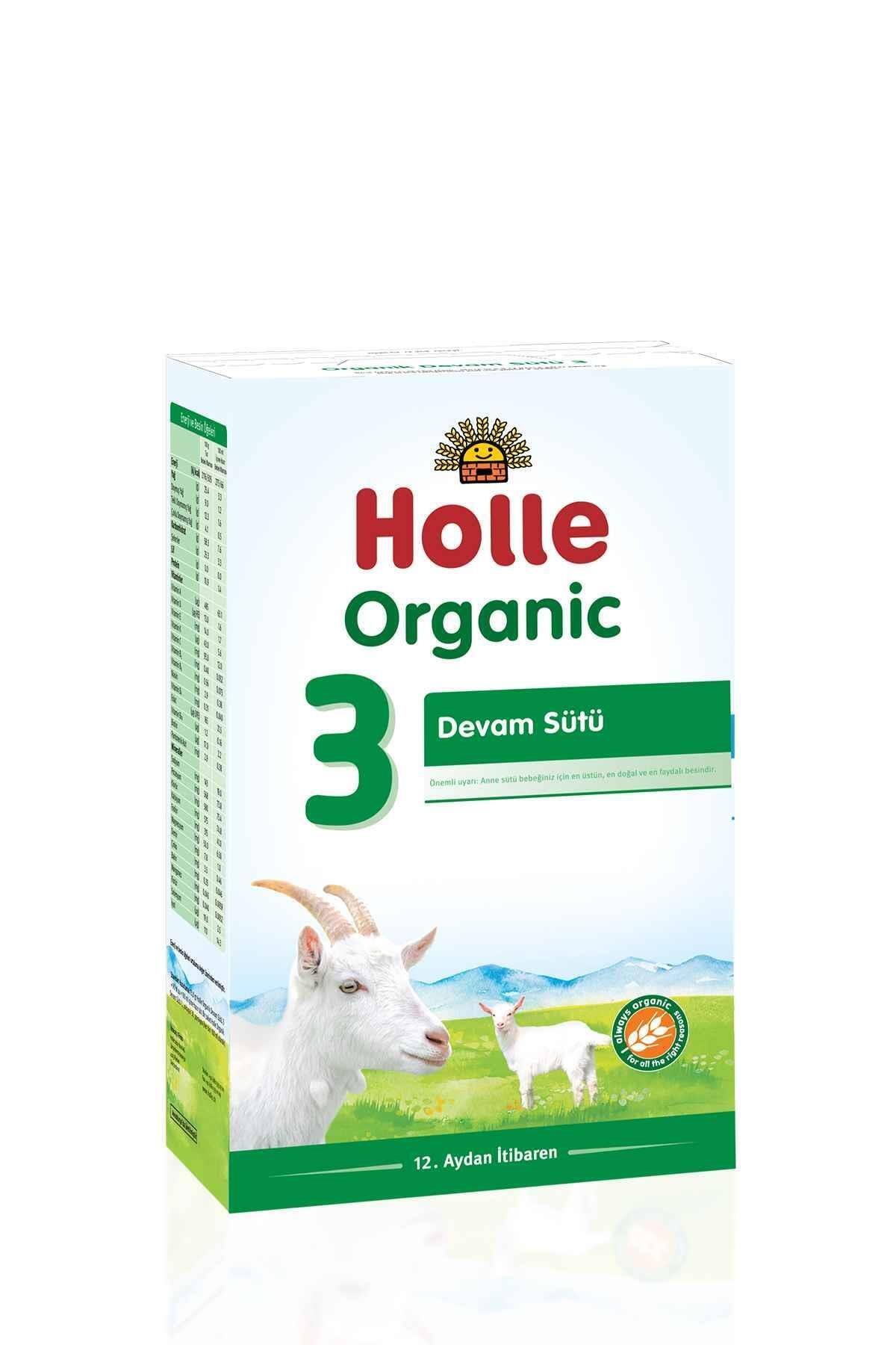 Holle Organik 3 Keçi Bebek Devam Sütü Büyüme 400 Gr