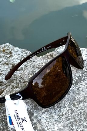 %100 Polarize-uv400 Korumalı Erkek Kahverengi Güneş Gözlüğü DKX3214C4