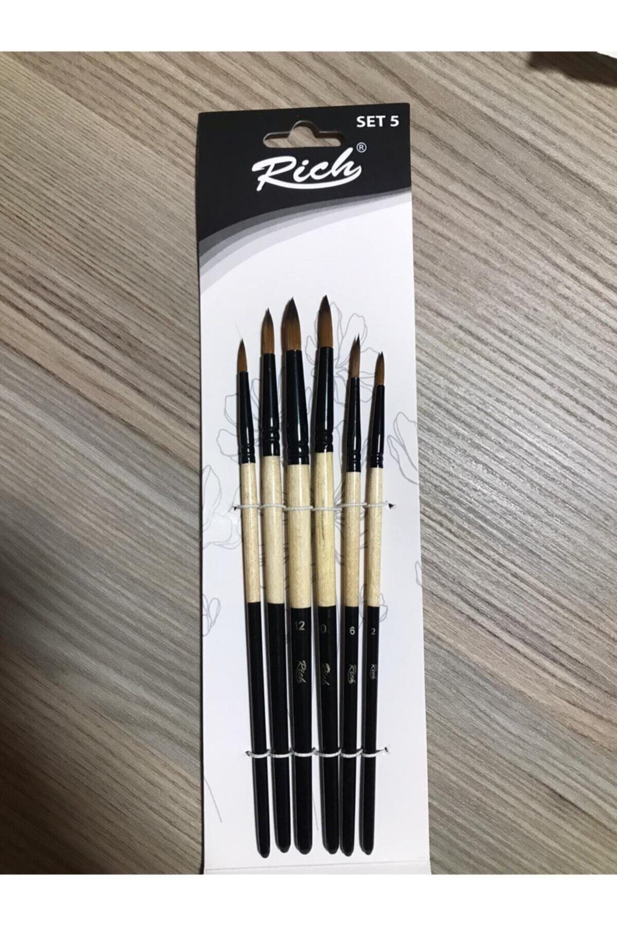Rich Set-5 Detay Fırça Seti 6'lı