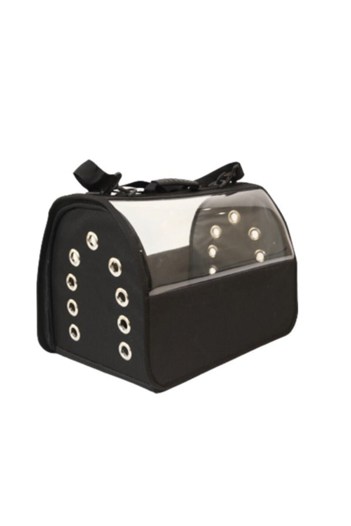 Petpretty Flybag Şeffaf Taşıma Çantası Siyah 30x30x49 Cm