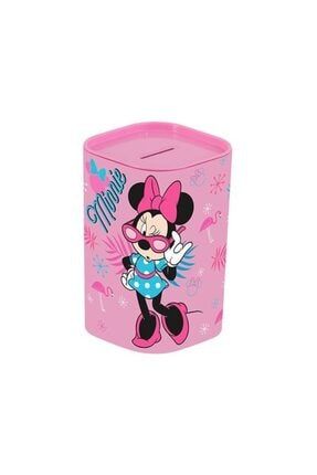 Lisanslı Desenli Kumbara Gözlüklü Minnie Mouse Çocuk Kumbarası 161496-024