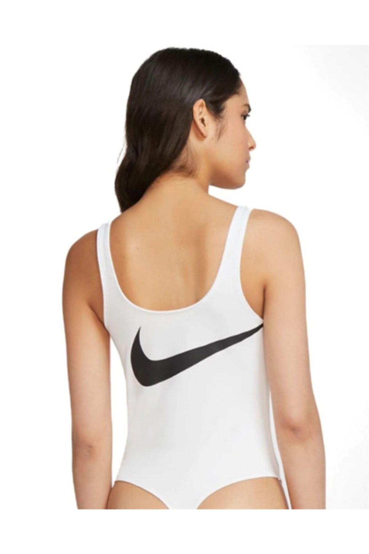Nike Sports Bodysuit White Super Skinny