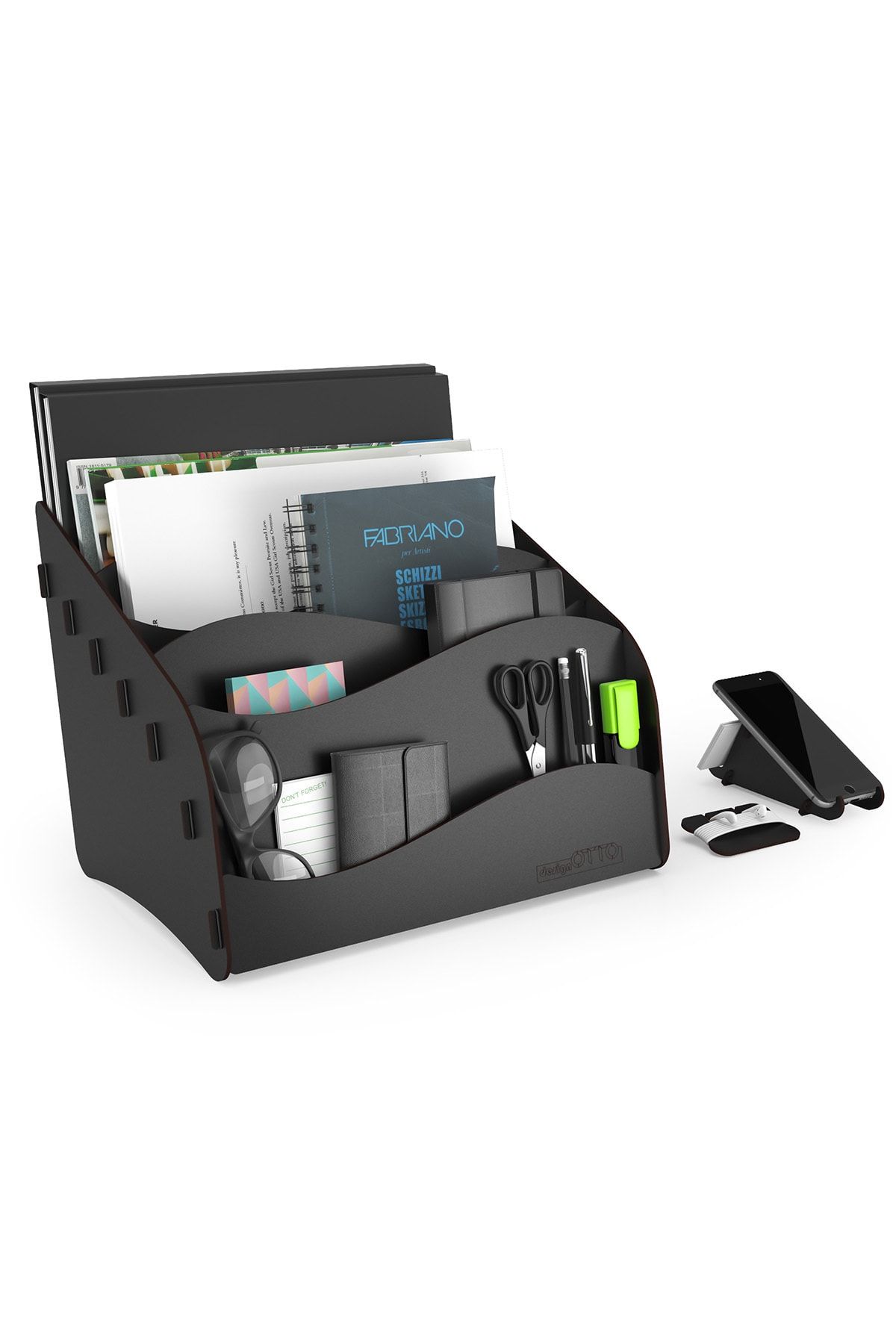 Mingitav-Otto Wavy 6-Color Desktop Organizer Document Rack 7