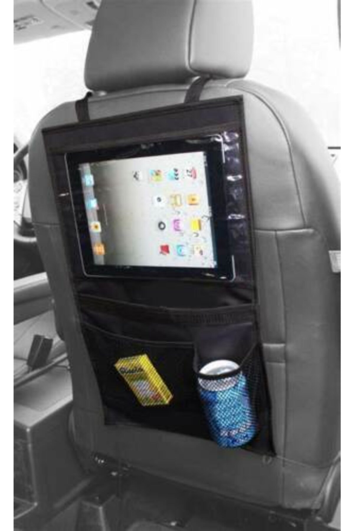 Ankaflex 2 Adet Araç Tablet Tutucu Oto Koltuk Arkası Koruyucu Eşya Düzenleyici Oto Koltuk Arkalığı Organizer fotoğrafı 4 (önizleme)