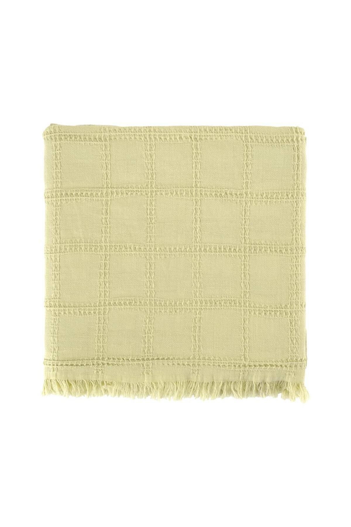 Vesemir Yellow 100% Cotton Throw 130*170 cm