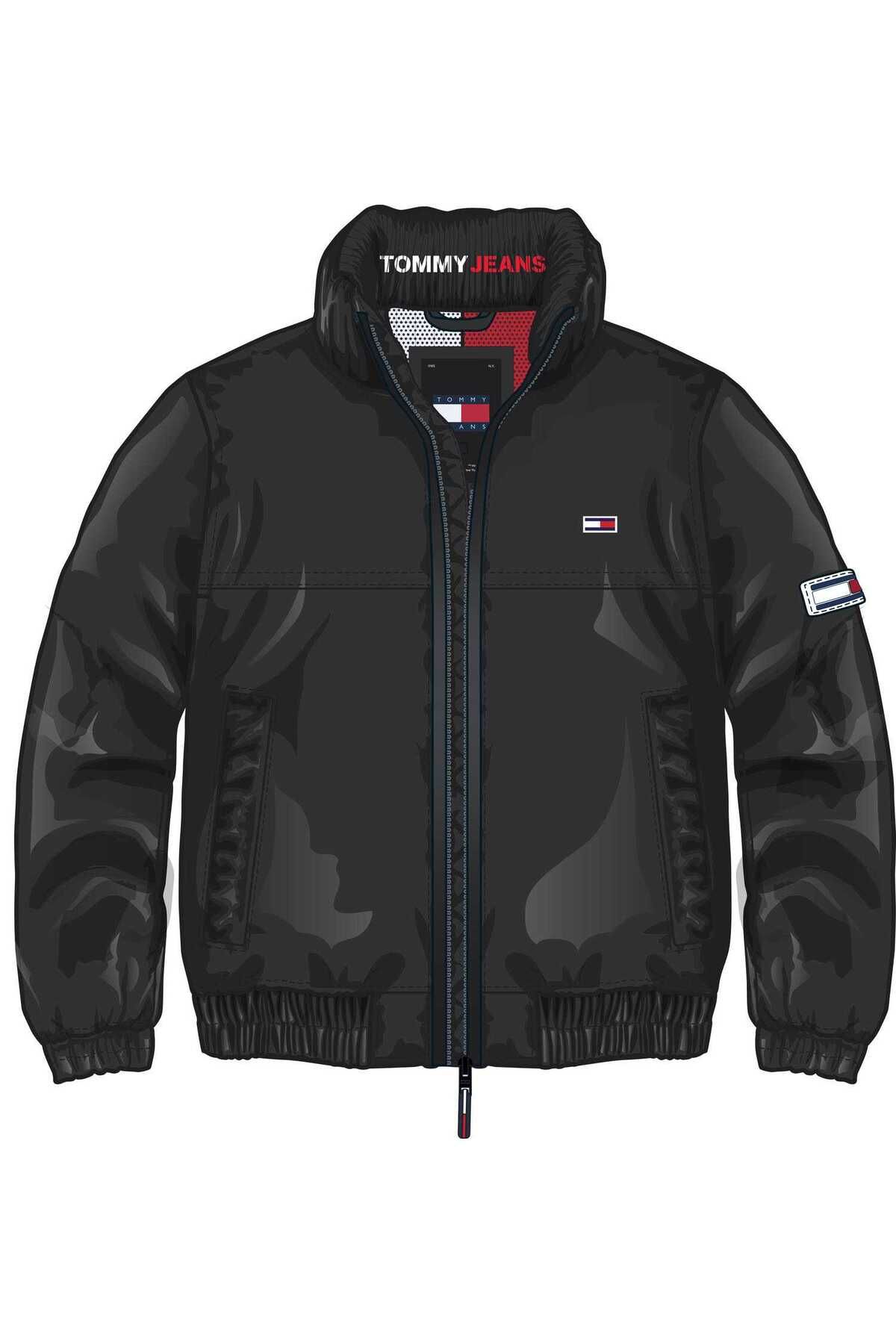 Tommy Hilfiger TOMMY JEANS ERKEK ESSENTIAL CASUAL BOMBER MONT Erkek Giyim