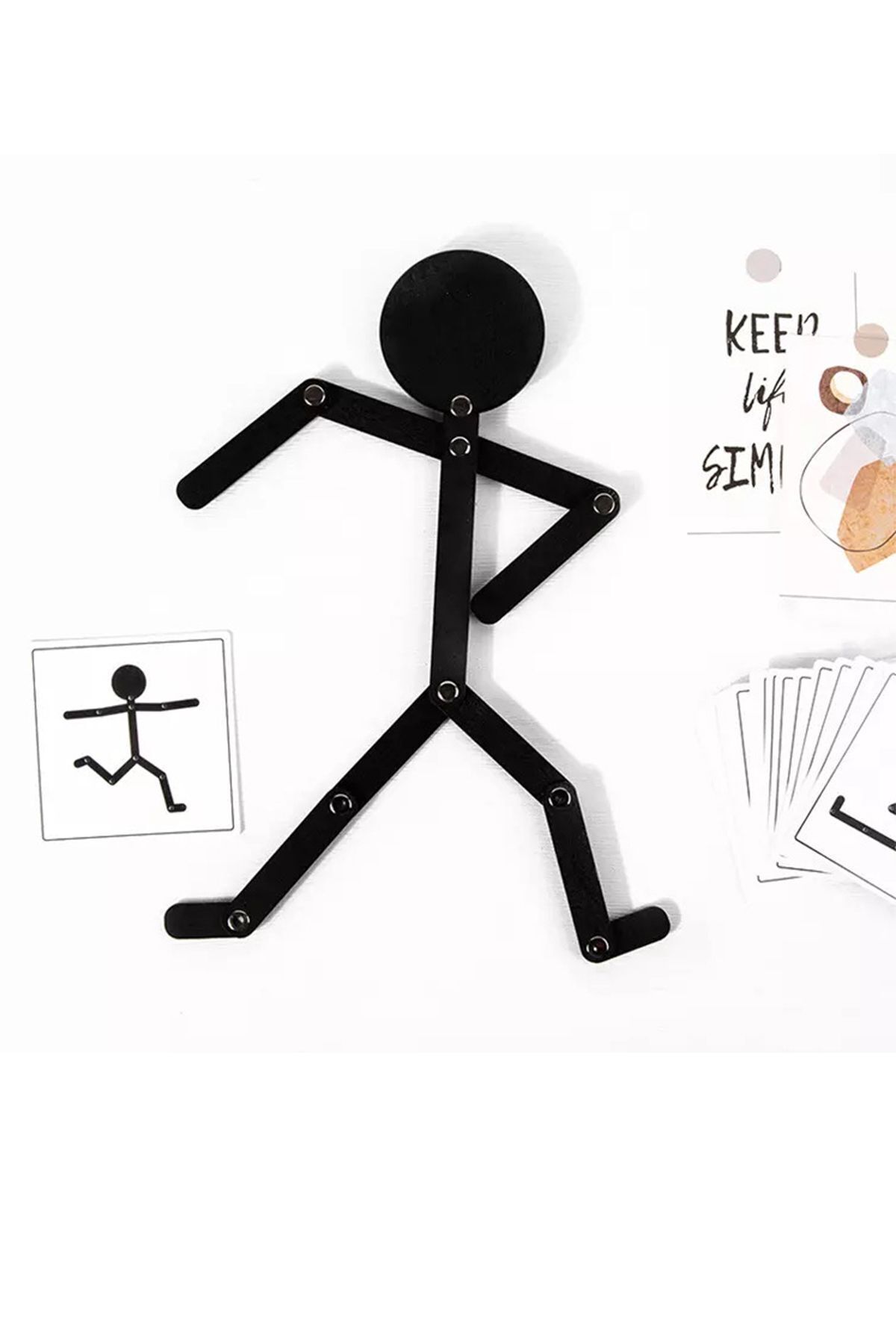 GONCA EĞİTİM Montessori Ahşap Çöp Adam Eğitici Ahşap Oyuncak-ahşap Puzzle Bloklar fotoğrafı 4 (önizleme)