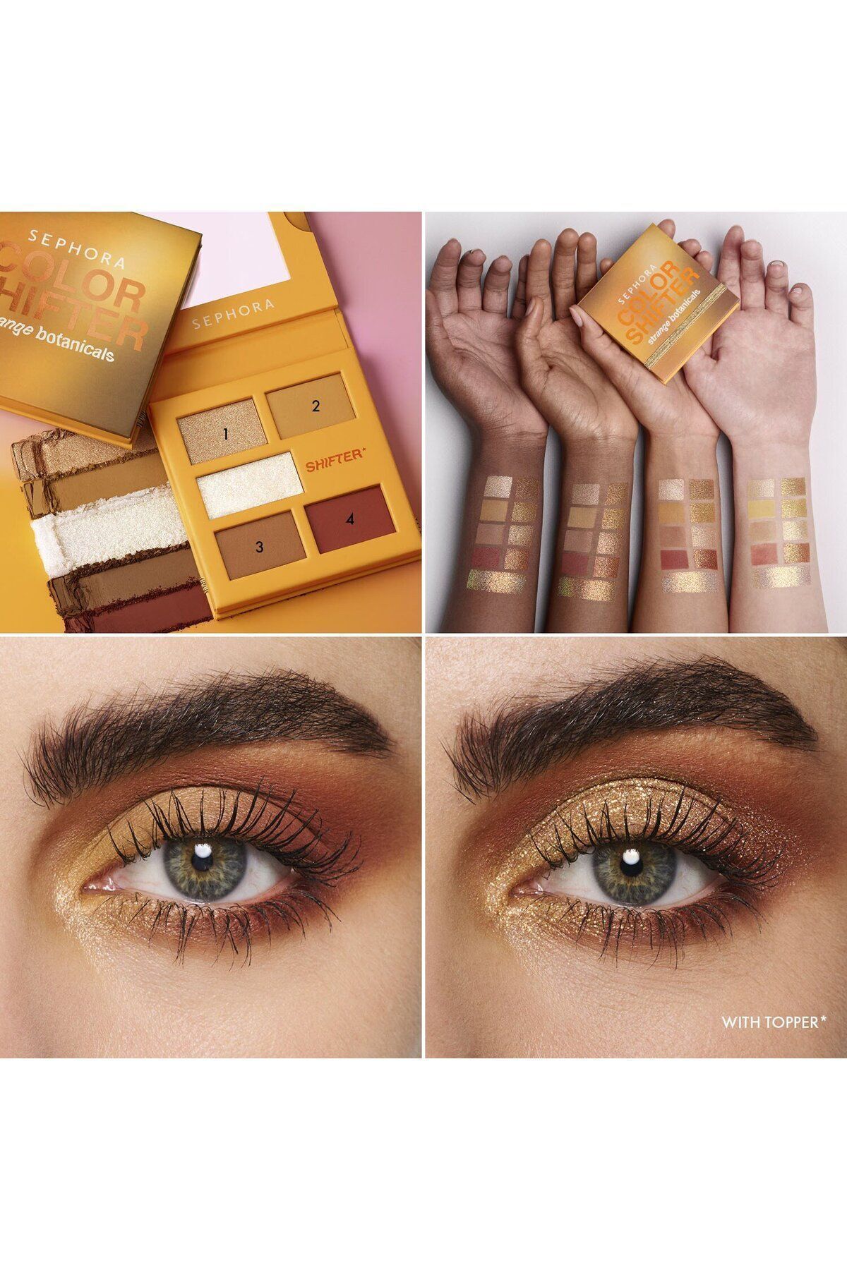 SEPHORA-Strange Botanicals Color Shifter - Silky Formula Eyeshadow Palette in Compact Structure 4