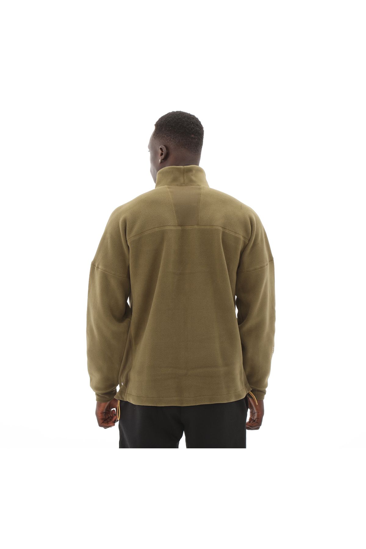 Timberland B0A6Y563021 R Timberland Polartec M x Med a Full Z p Fleece Erkek Ceket Haki Erkek Giyim