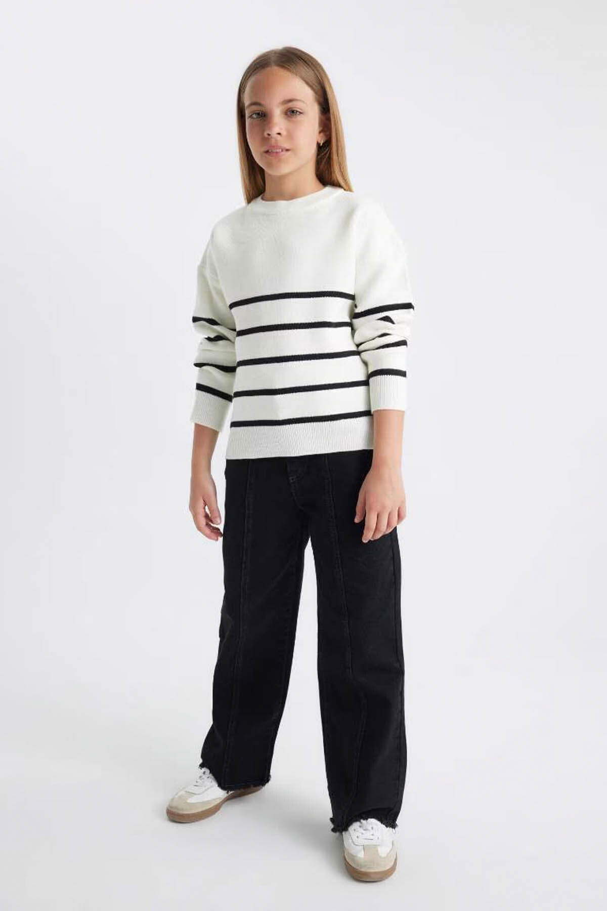 بافت و پلیور دخترانه برند دفاکتو Defacto اصل 25K801005028 - تصویر 2