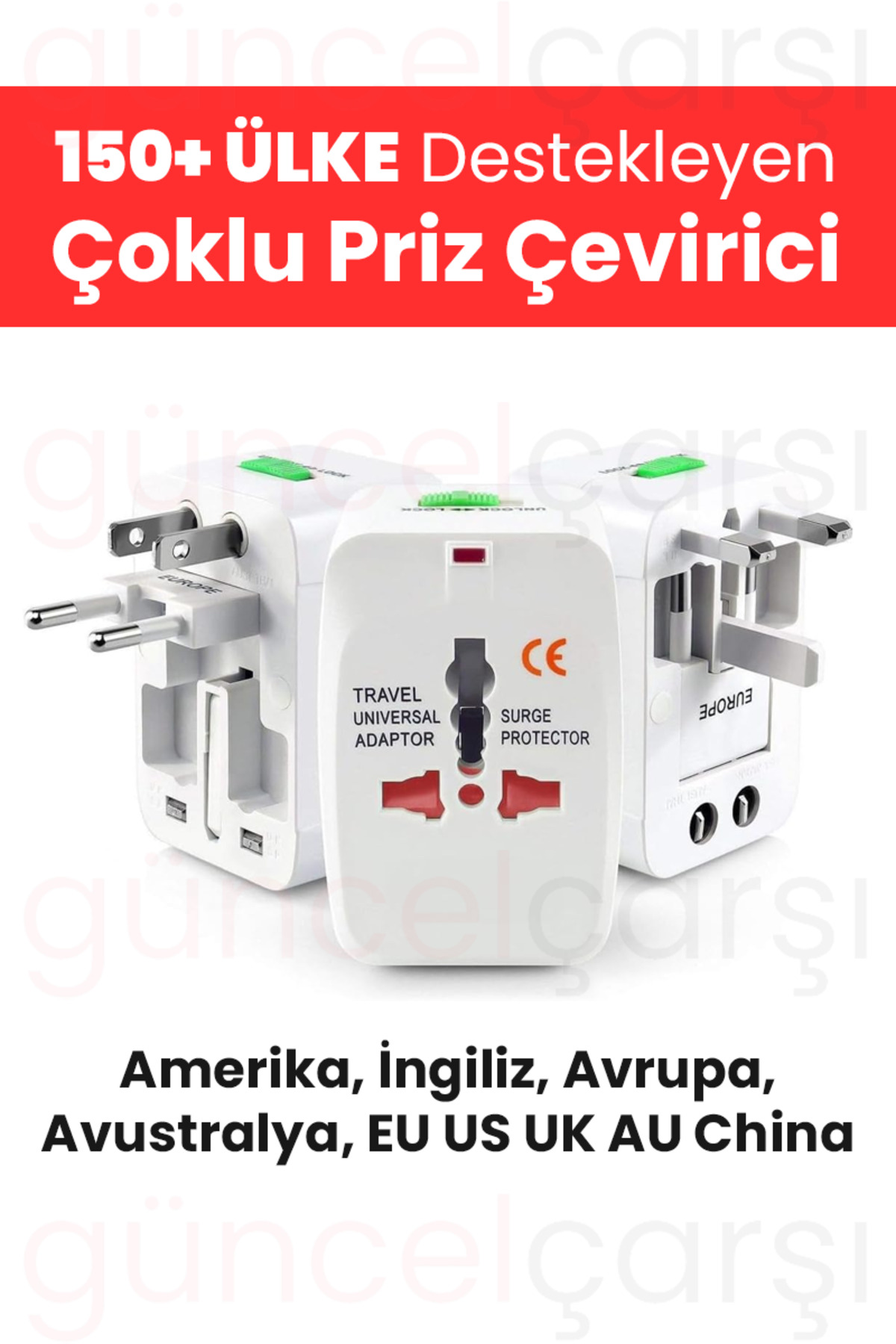 150+ Countries Multi Plug Plug Converter Travel Adapter America British Europe Australia China