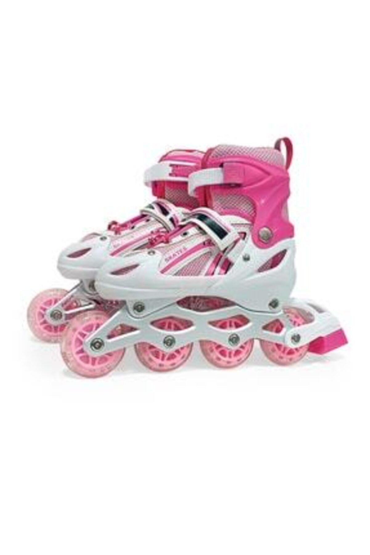 Burak-Double Wheel Adjustable Aluminum Children's Skate.. Pink 2