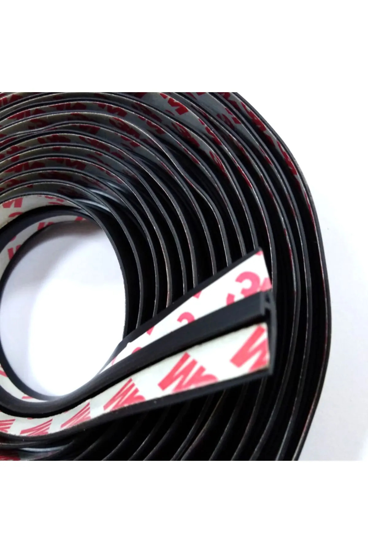 Home Araç Sunroof Cam Arası Kapama Fitili 5 Metre Siyah Renk Kendinden Yapışkanlı