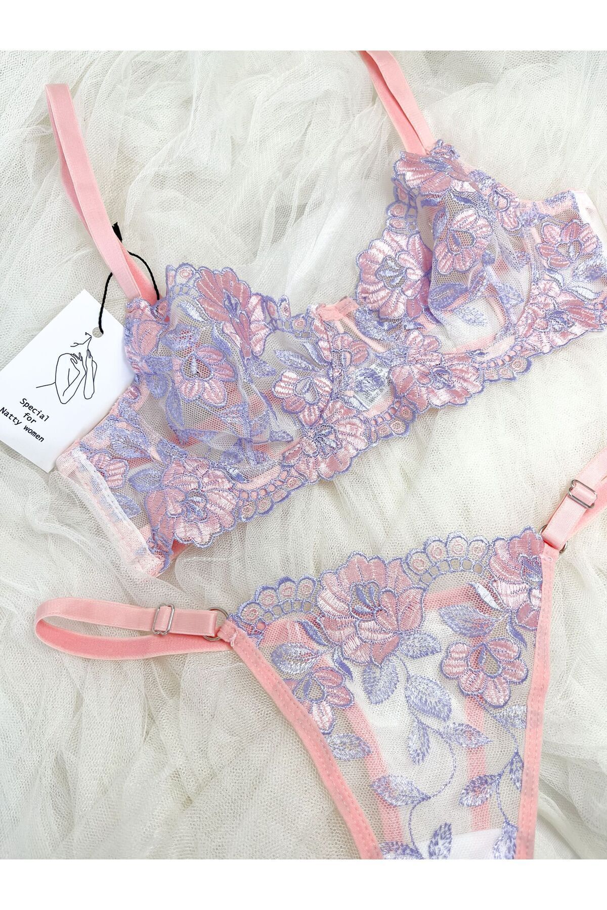NATTY-Lily Underwire Transparent Set 2