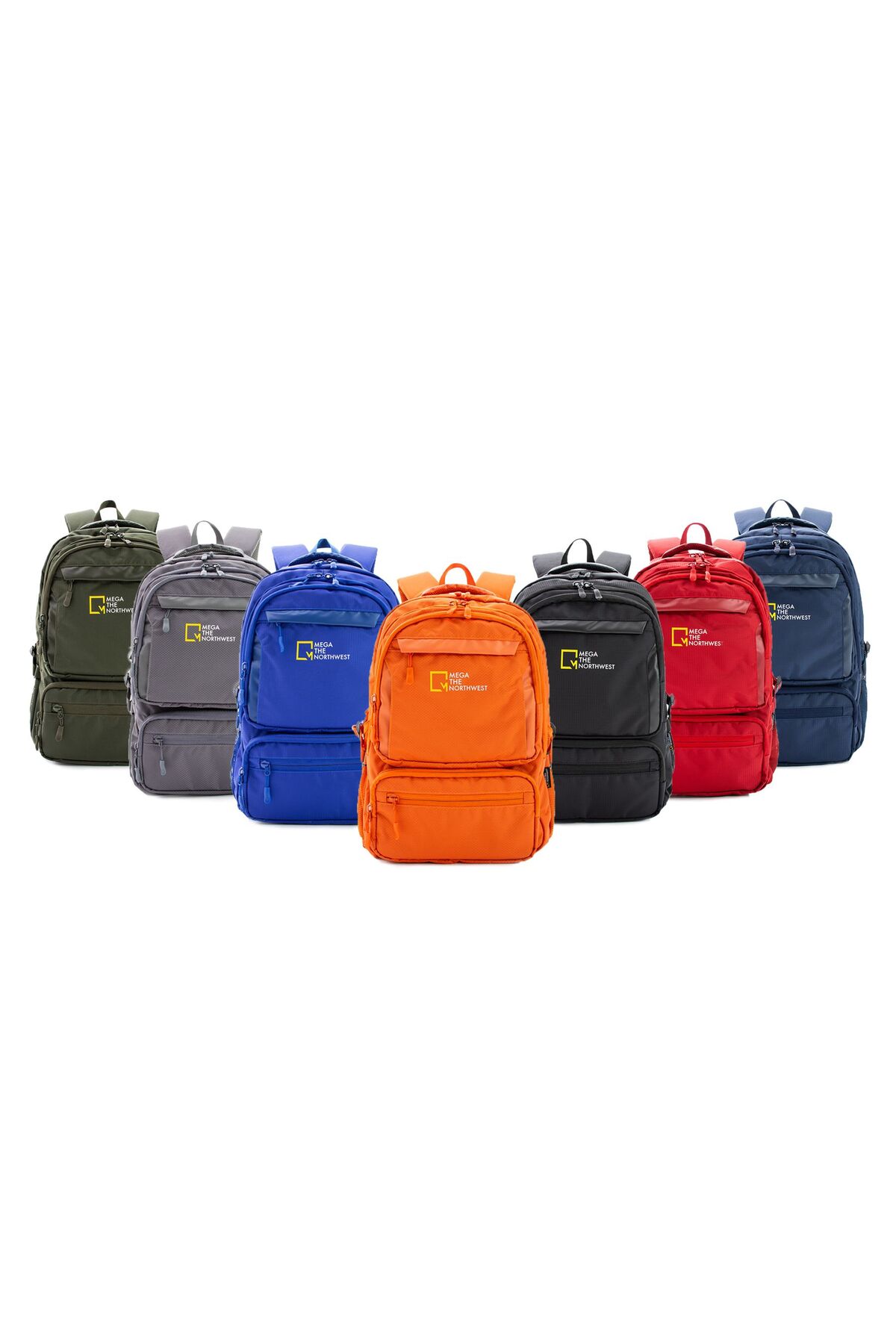 کوله پشتی زنانه خاکستری MEGA ÇANTA | HD-6015MG اورجینال - تصویر 6