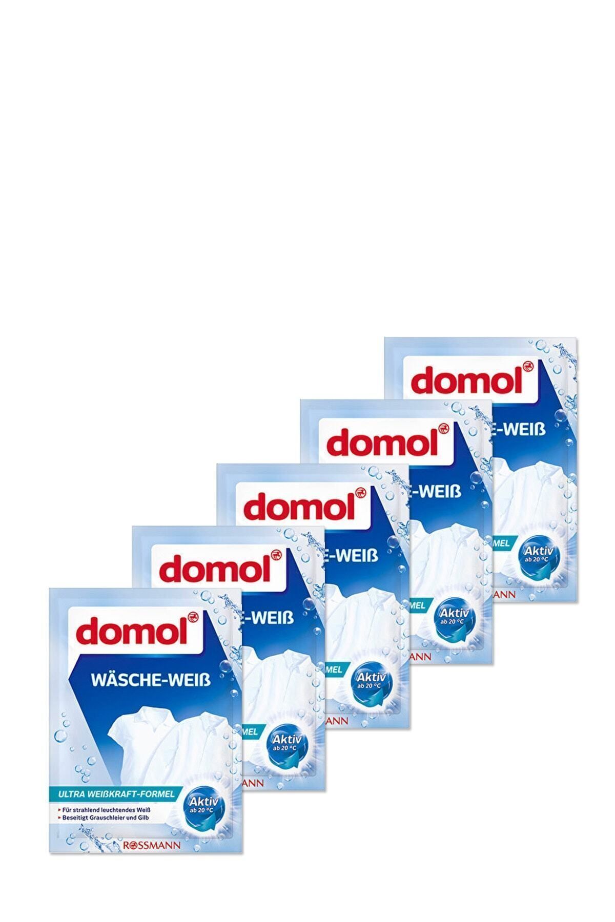 DOMOL Çamaşır Beyazlatıcı Toz 50 Gr (5 Adet)