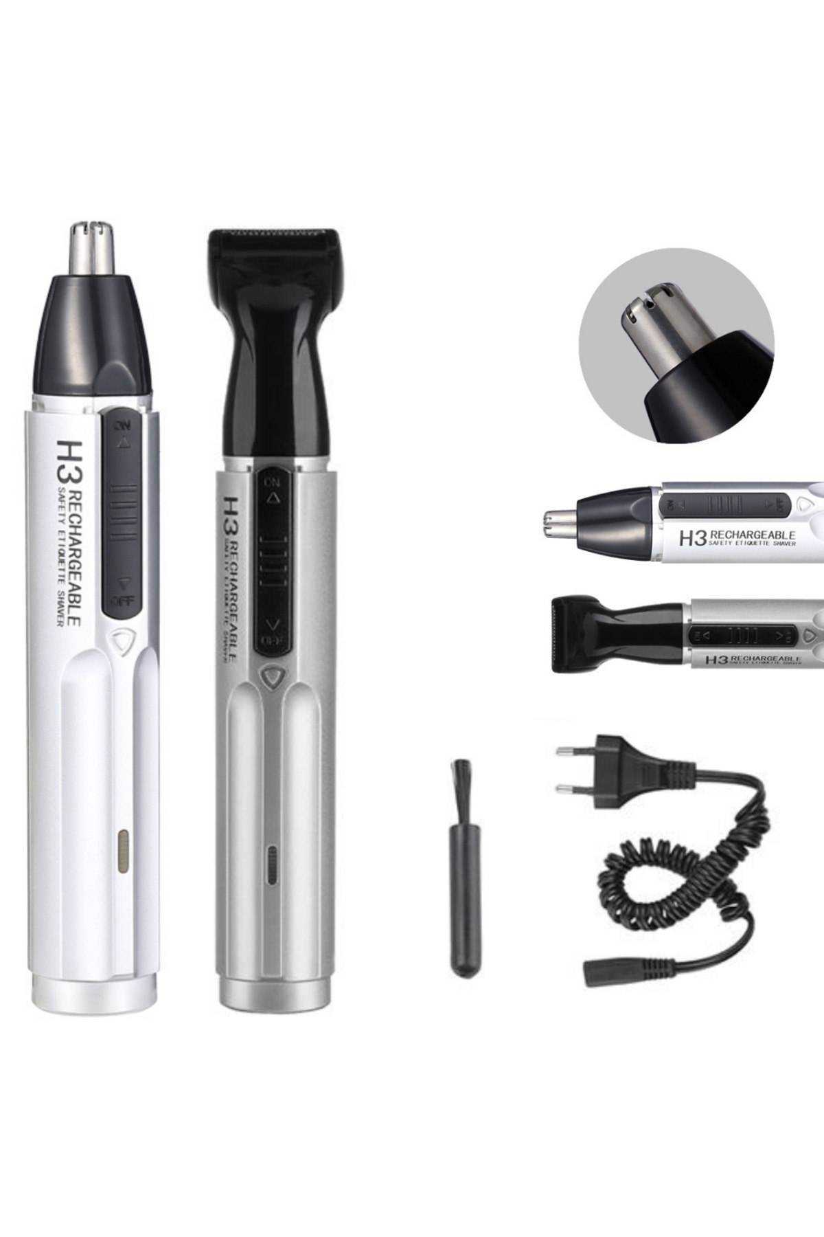 All Avcill 2 In 1 Şarjlı Kulak Burun Kılı Temizleme Tüy Kesme Ense Favori Düzeltme Tıraş Makinesi