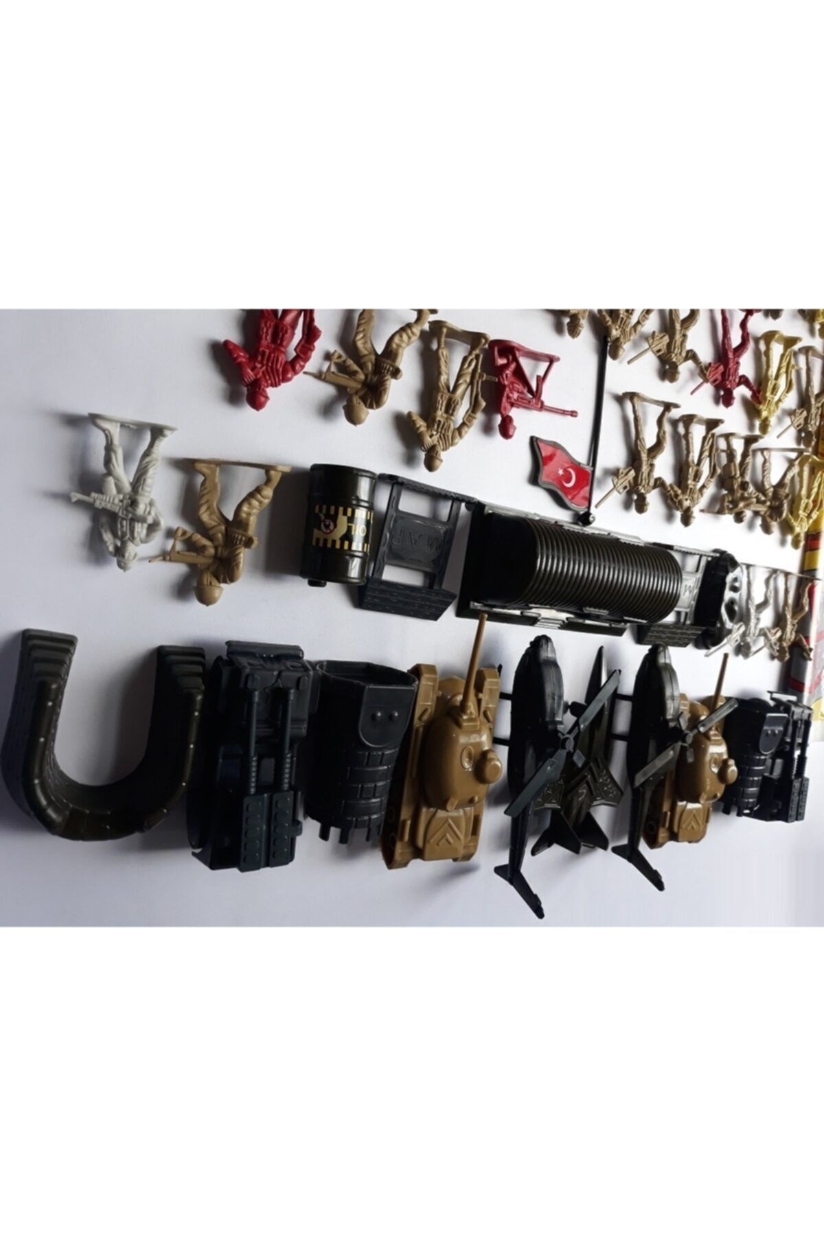 OYUNCAKSAHİLİ Tank Asker Set Oyun Halısı 50 Parça 2 Paket Komando Uçak Kale Oyuncak fotoğrafı 5 (önizleme)