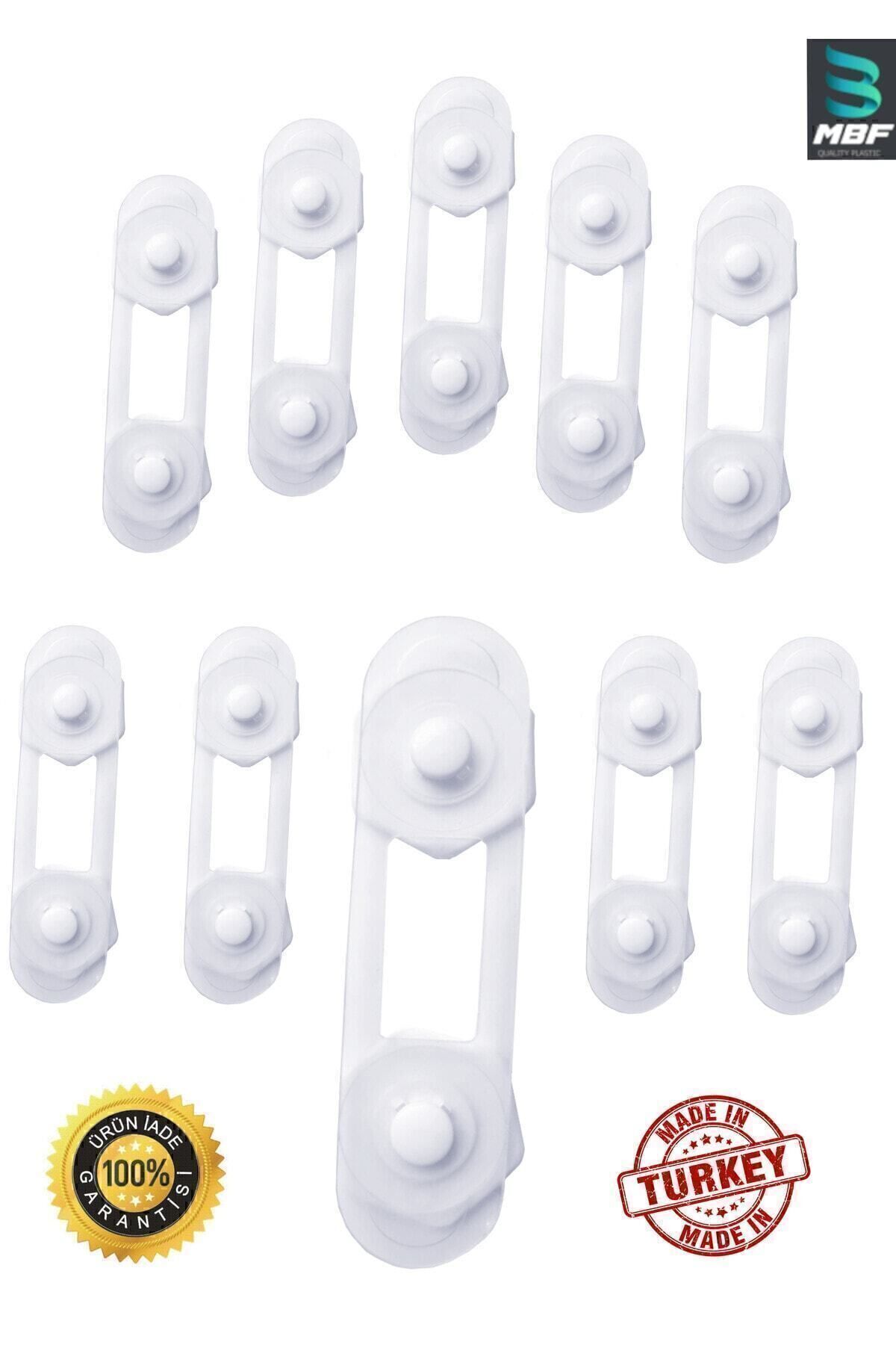 Baby World 10 Adet Mini Çok Amaçlı Çocuk Kilidi Dolap Çekmece Beyaz Eşya Çocuk Ve Bebek Emniyeti fotoğrafı 3 (önizleme)