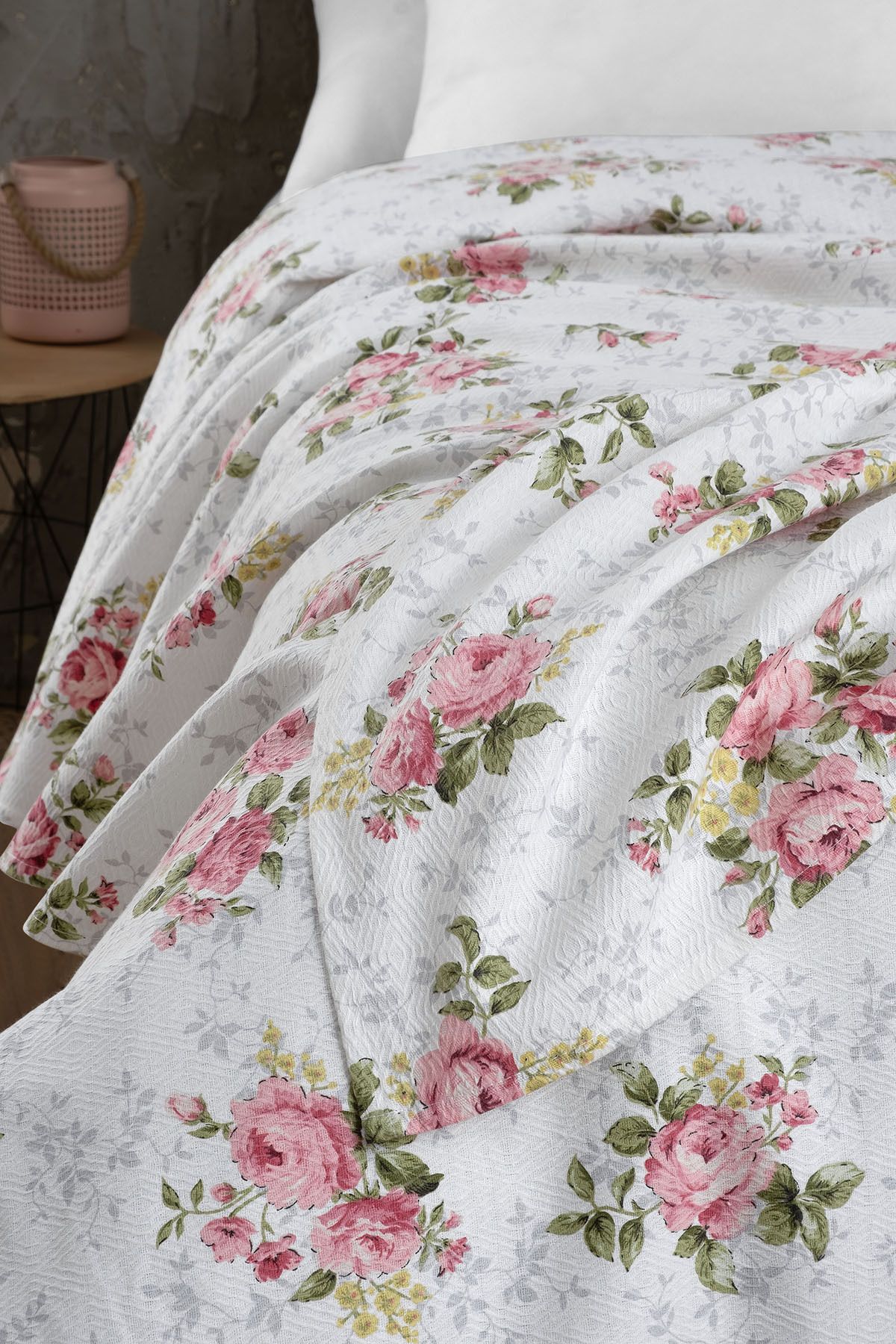 Evim-100% Cotton Printed Cate Pique Single - 160X230 cm 3
