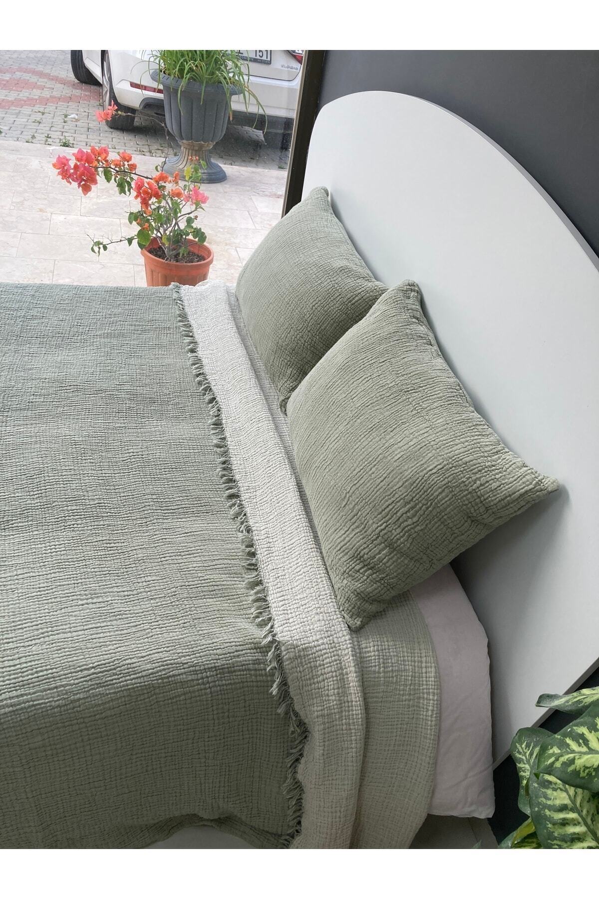 Genel Markalar Müslin / Çağla Yeşili / Yastık Kılıfı 2 Adet fotoğrafı 3 (önizleme)