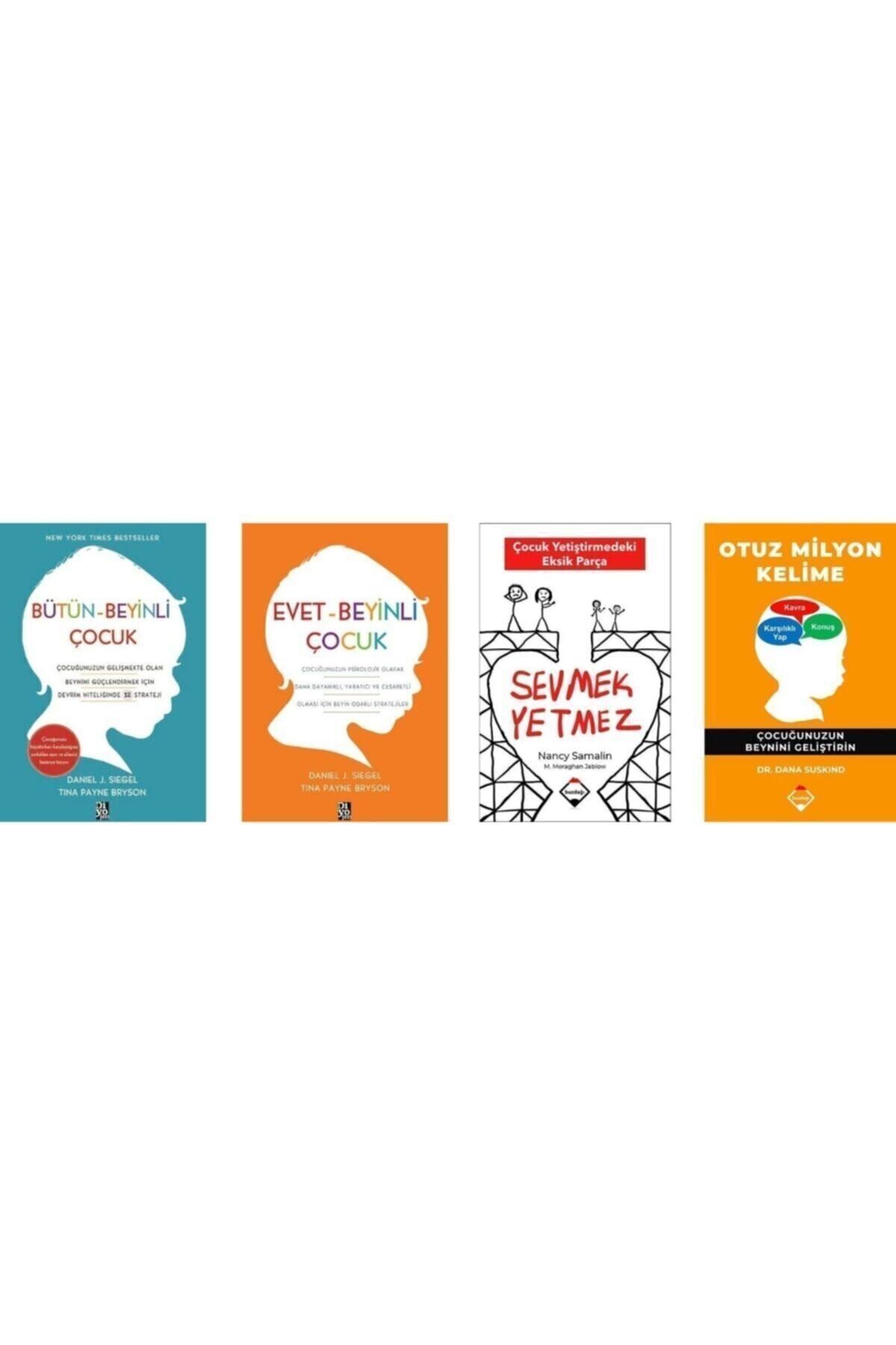 Diyojen Yayıncılık Bütün-beyinli Çocuk / Evet - Beyinli Çocuk / Sevmek Yetmez / Otuz Milyon Kelime ( 4 Kitap Set )
