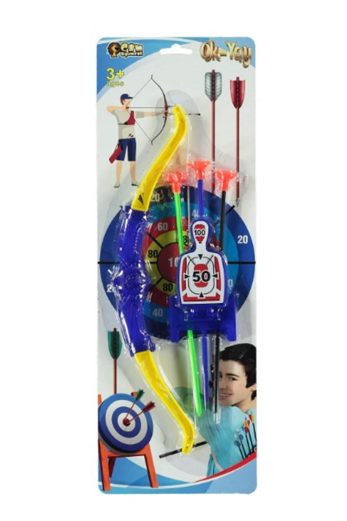 can oyuncak E3051 Kartela Ok Yay Seti - Fiyatı, Yorumları