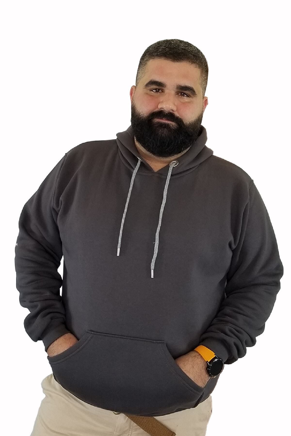 Xanimal Buyuk Beden Erkek Sweatshirt Kap onlu 3xl 4xl 5xl 6xl 7xl