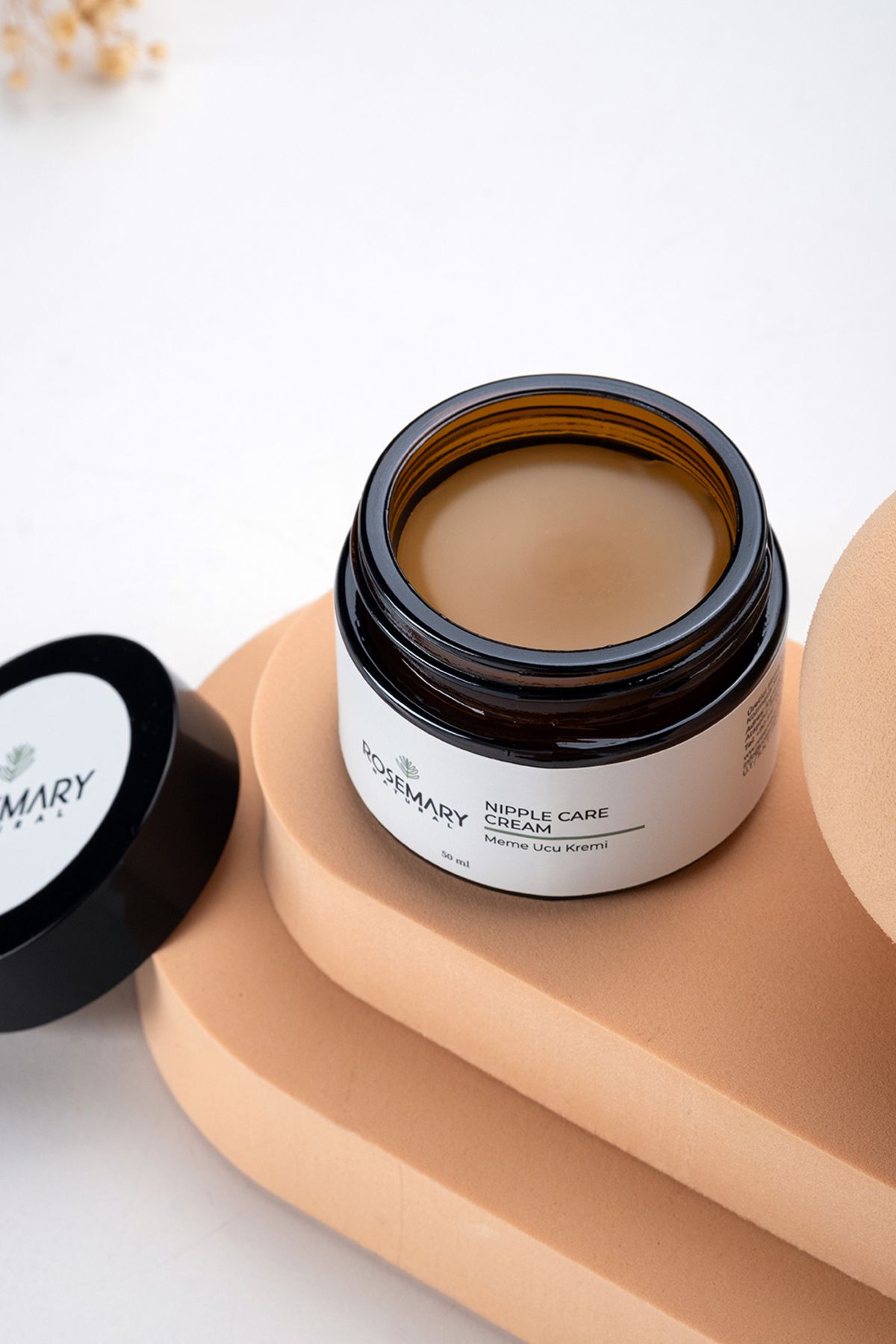 Rosemary Natural Meme Ucu Kremi 50 ml Onarıcı Göğüs Kremi