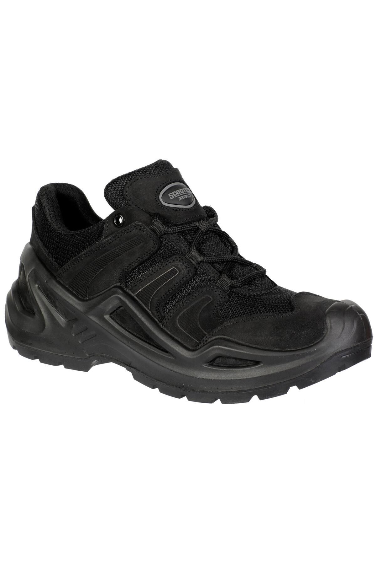 Deri Su Geçirmez Tactical Siyah Erkek Outdoor Ayakkabı P3103ns 2