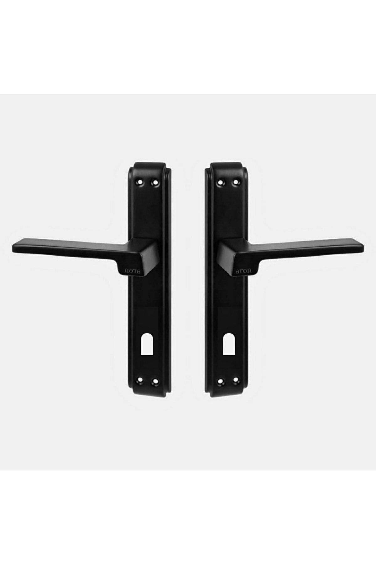 Sofuoğlu-Anka/anka Mirrored (room) Door Handle Matte Black (1 Set Including Front and Back Side) 1