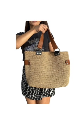 Desaryou Deri çıtçıtlı çanta askısı