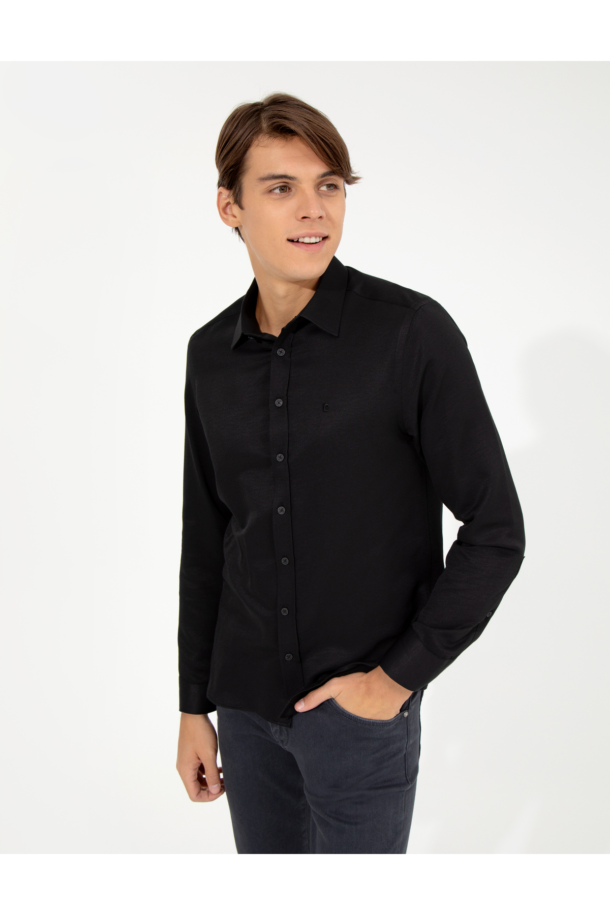 پیراهن مردانه پیر کاردین | 50260290-VR046 Pierre Cardin - Image 2