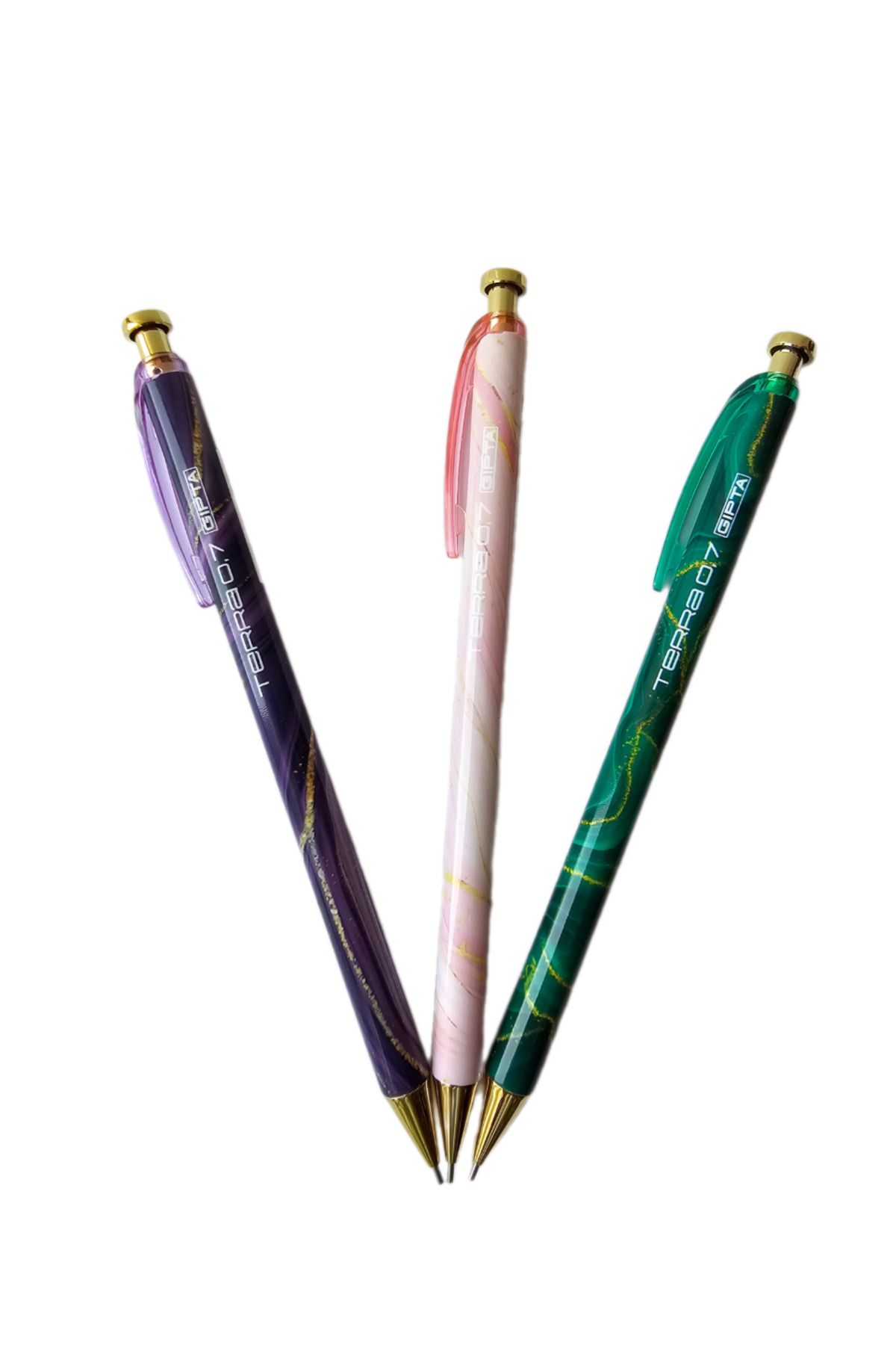 Gıpta-Terra Marble Patterned 0.7 mm Tip Versatil Pen (1 Piece) 4