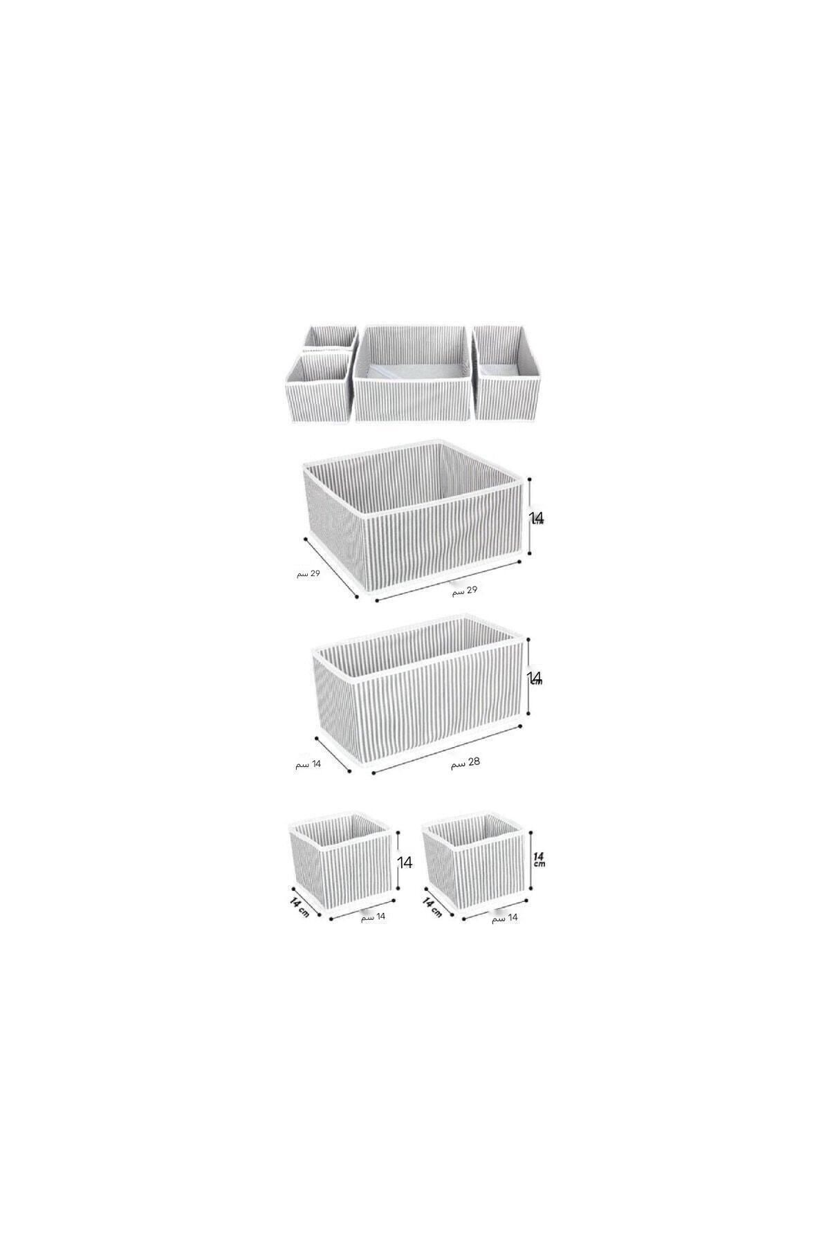 ALAS-Set de 4 cutii organizatoare - interior dulap și sertar 7