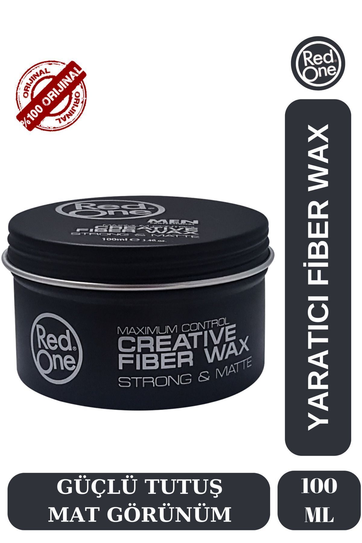 Red One Redone Creative Fiber Do al Hacimli Guclu Mat Wax 100ml