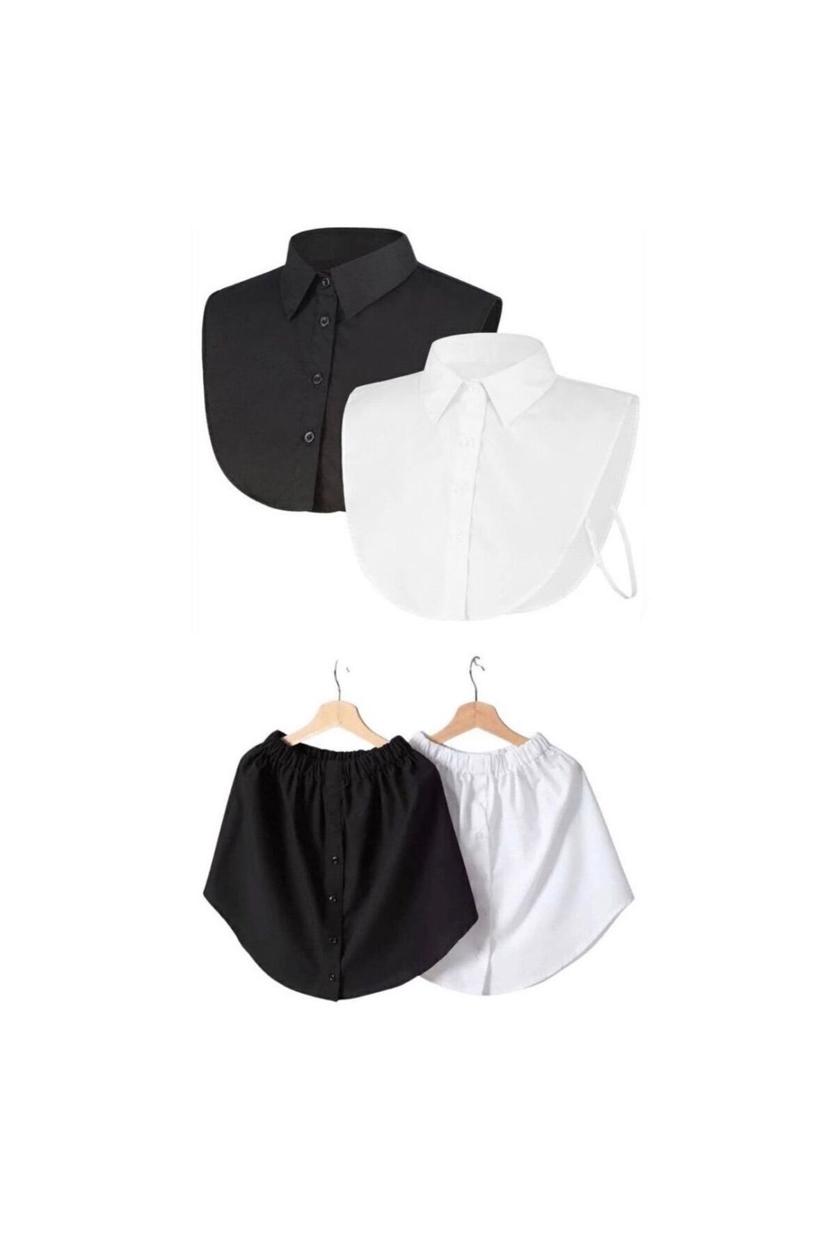 4-Piece Shirt Skirt - Shirt Collar Underwear Shirt Collar Underwear Shirt Skirt