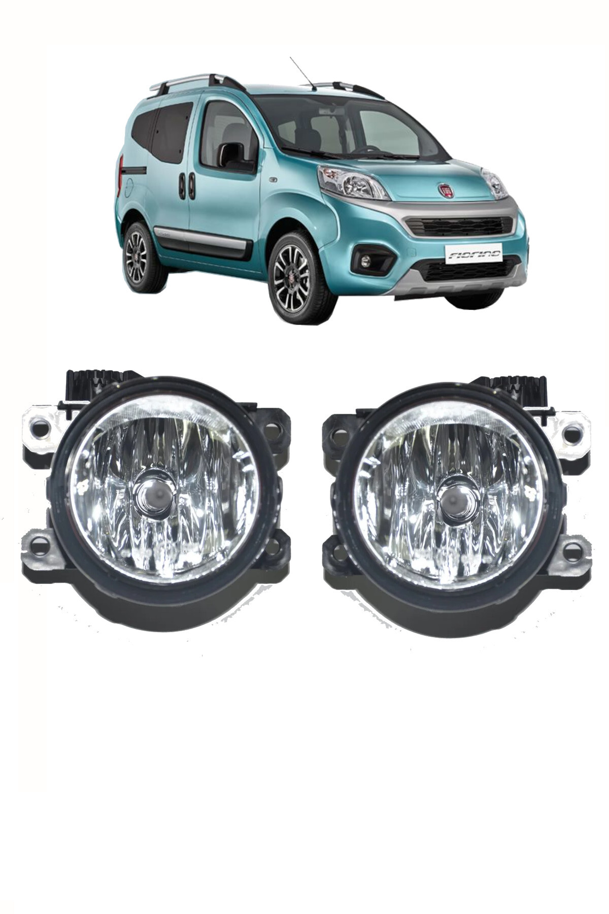 SERKAR 2023-2024 FİAT FİORİNO SİS FARI SAĞ SOL TAKIM HALİNDE