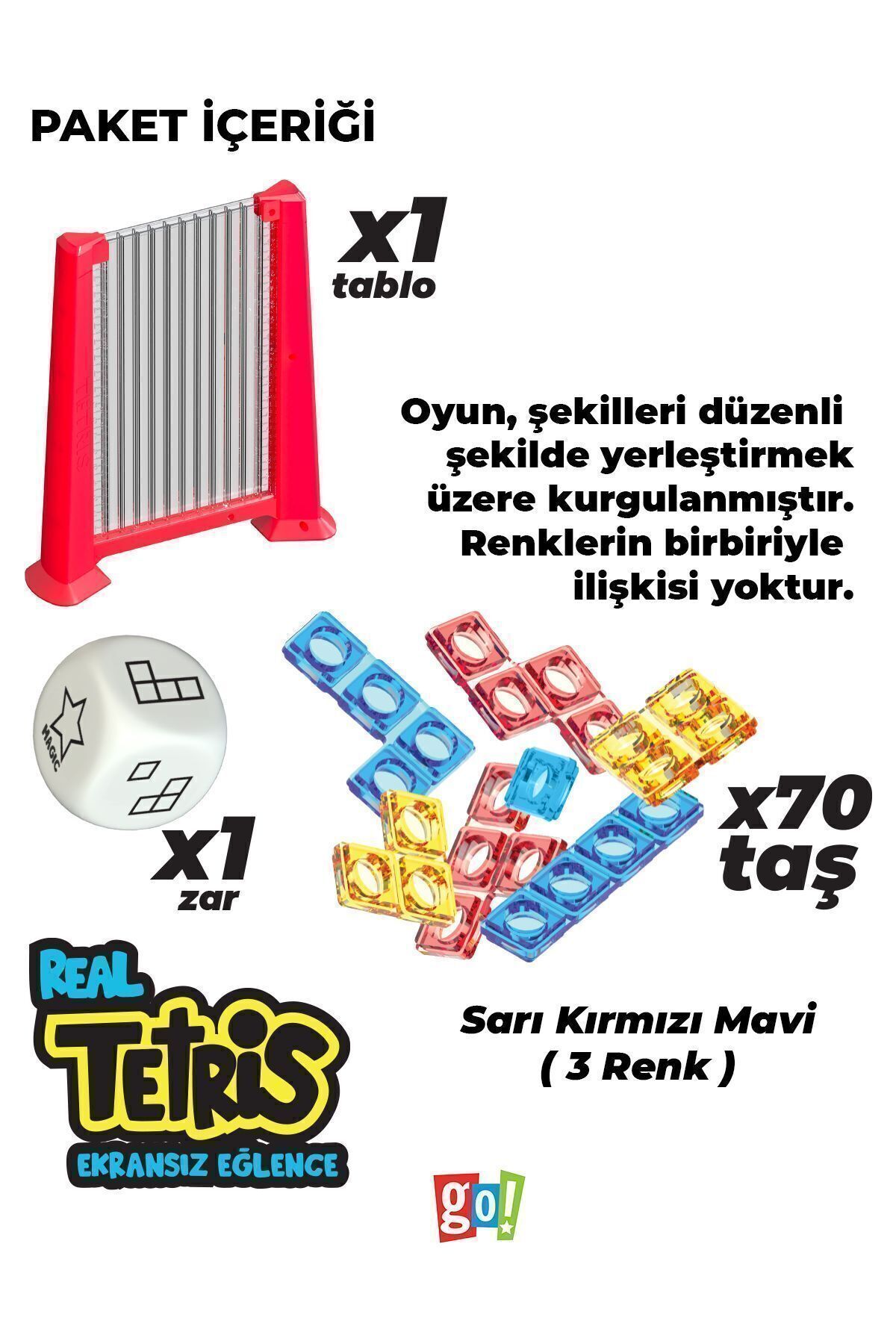 Go Toys-Real Tetris Screenless Activity Toy Educational Toy 2