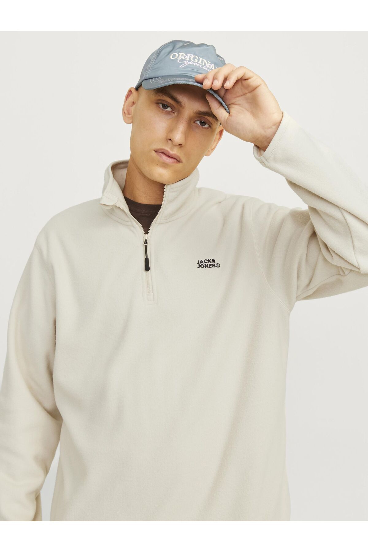 Jack & Jones-Fleece-Sweatshirt mit Logo-Print 7