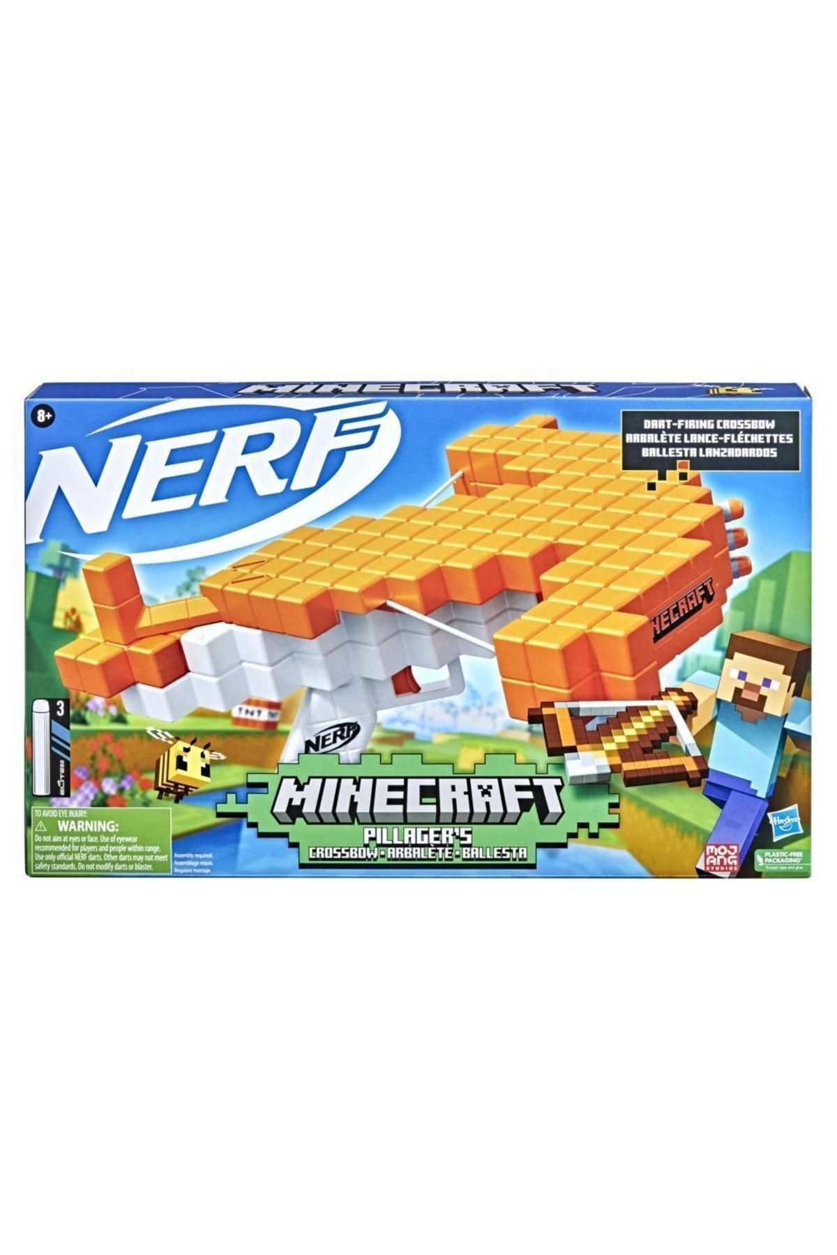 Nerf Minecraft Pillager Yaylı Dart Tabancası - F4415 - Fiyatı